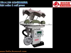 티셔츠 칼러 마쉬프 프레싱 기계 세탁물 세탁 작업 공장