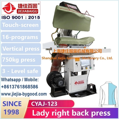 스팀열 드레스 셔츠 프레스기 칼라 터치 스크린 Plc