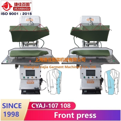 증기 상업적인 세탁물 압박 1.5KW 0.75KW 자동 PLC