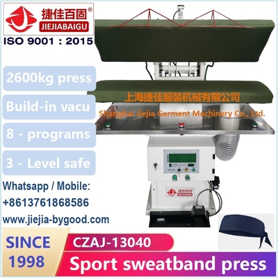 220V PLC 스포츠 스웨터 벨트 프레스 머신 증기 난방 시스템 바지 취재기자 언론